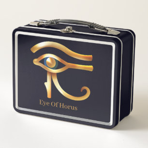 Lunch Box Oeil D'Or Chic De Horus, Hiéroglyphes Égyptiens