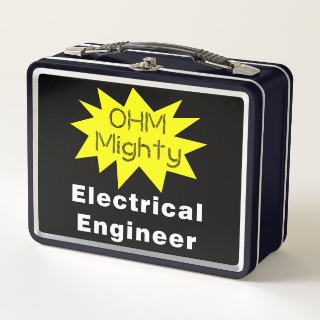 Lunch Box Ohm ingénieur électricien puissant (Devant)