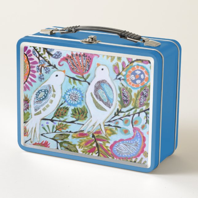 Lunch Box Oiseaux de papier I (Devant)