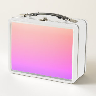 Lunch Box Ombre couleur rose et pourpre de fond