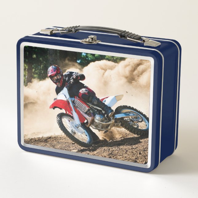 Lunch Box oreiller de cavalier de motocross (Devant)