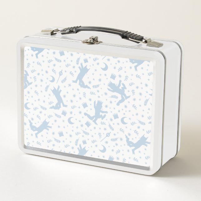 Lunch Box Où les choses sauvages Blue Floral (Devant)