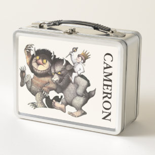 Lunch Box Où sont les bêtes sauvages Ajoutez votre nom