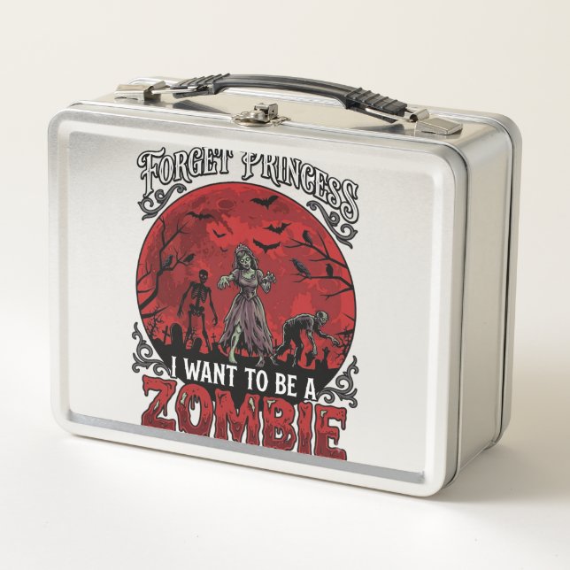 Lunch Box Oublier Princesse Zombie Lune de Sang Cimetière Ch (Devant)
