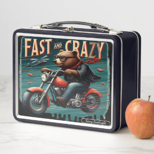Lunch Box Ours à vélo