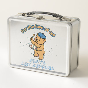 Lunch Box Ours Mignon Artiste Pour L'amour De L'art