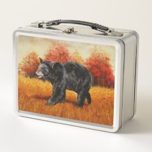 Lunch Box Ours noir en forêt d'automne