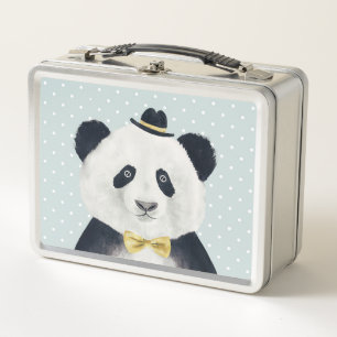 Lunch Box Ours panda d'aquarelle