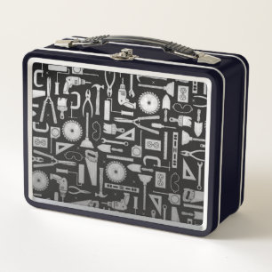 Lunch Box Outils d'atelier Black & Silver