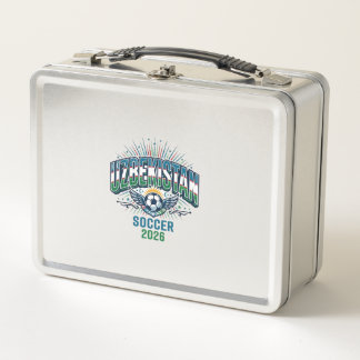 Lunch Box Ouzbékistan Football 2026 Football Pays Gras Typog