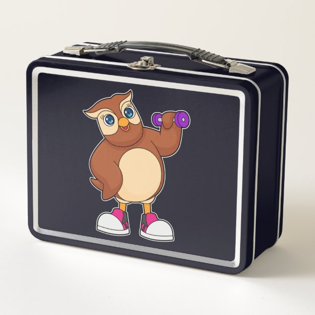 Lunch Box Owl Fitness Dumbbell (Devant)