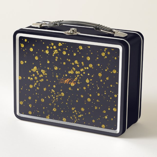 Lunch Box Paillettes dorées (Devant)