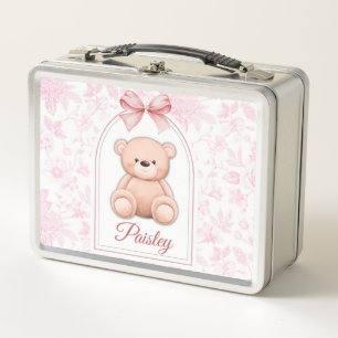 Lunch Box Paisley Conception personnalisée d'ours en peluc