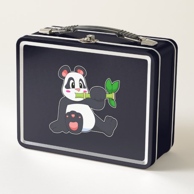 Lunch Box Panda avec bambou (Devant)