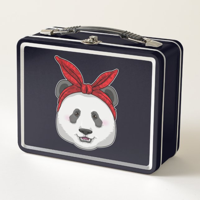 Lunch Box Panda avec Bandana (Devant)