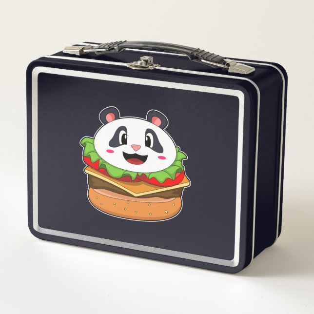 Lunch Box Panda avec hamburger (Devant)