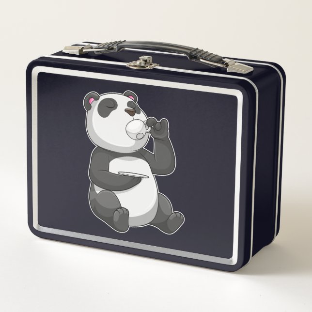 Lunch Box Panda avec Tea Cup (Devant)