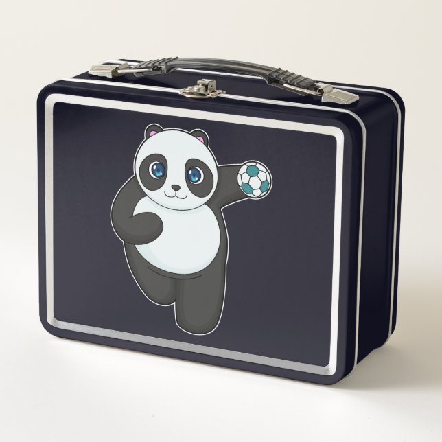 Lunch Box Panda Handball player Handball (Devant)