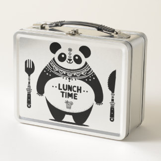 Lunch Box Panda Lunch Time Box - Carburez Votre Amusement