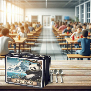 Lunch Box Panda's Mountain Vista : Repose en Bambou