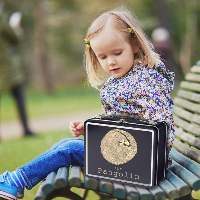 Lunch Box Pangolin Espèces en voie de disparition Animal Wil (Cute pangolin school lunch box)