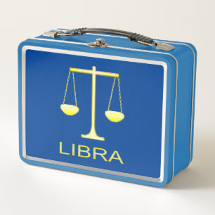 Lunch Box Panneau étoile Balance dorée de Libra