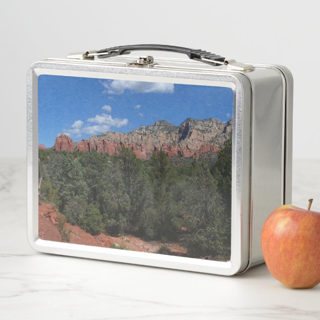 Lunch Box Panorama des rochers rouges à Sedona Arizona (En situation)