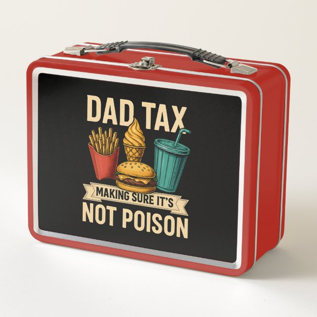 Lunch Box Papa Impôt S'assurer que ce n'est pas une Fête des (Devant)