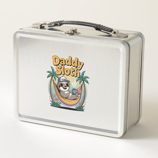 Lunch Box Papa paresseux coupé (Devant)