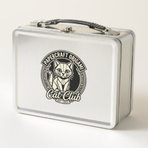 Lunch Box Papercraft Origami Chat Drôle Chat Graphique - Pap