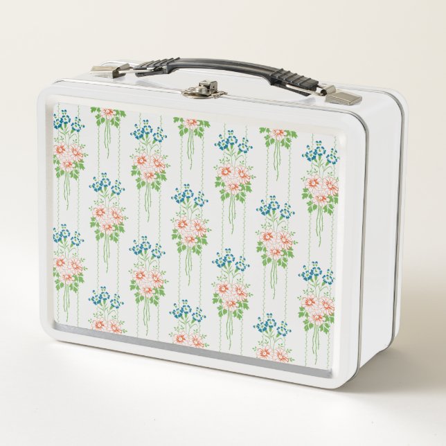 Lunch Box Papier peint baroque bouquet de fleurs (Devant)