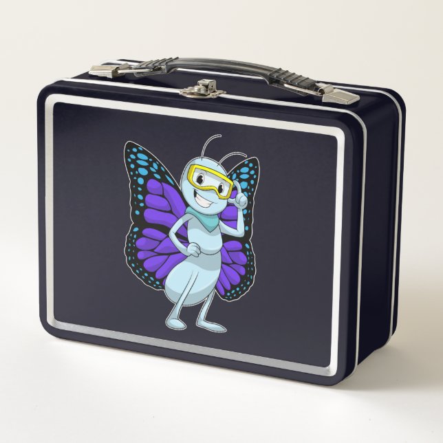 Lunch Box Papillon aux lunettes (Devant)