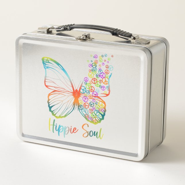 Lunch Box Papillon des signes de paix (Devant)