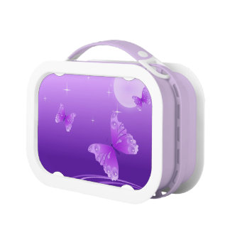 Lunch Box Papillons pourpres