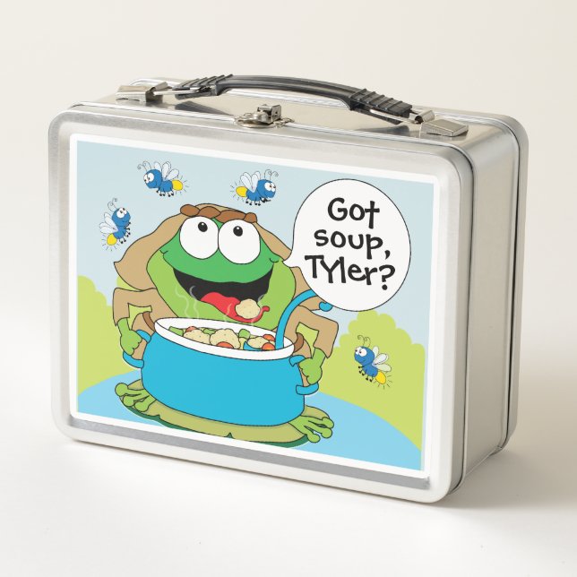 Lunch Box Pâque Avoir Soupe Frog Argent (Devant)