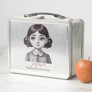 Lunch Box Parfaite Petite Fille du dernier siècle aquarelle
