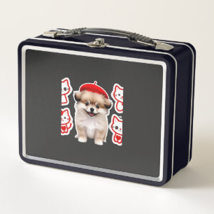 Lunch Box Paris Pup & Kitty Crew � Chien et chat au béret mi