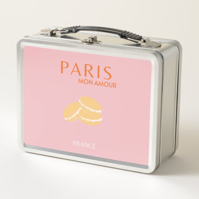 Lunch Box Paris Travel Art Retro (Devant)