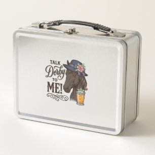 Lunch Box Parle Derby à Moi T-Shirt Gravure Vintage Cheval_1