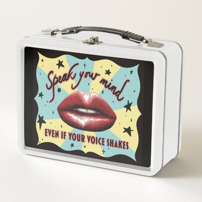 Lunch Box Parlez Votre Esprit, Activiste Du Vote (Devant)