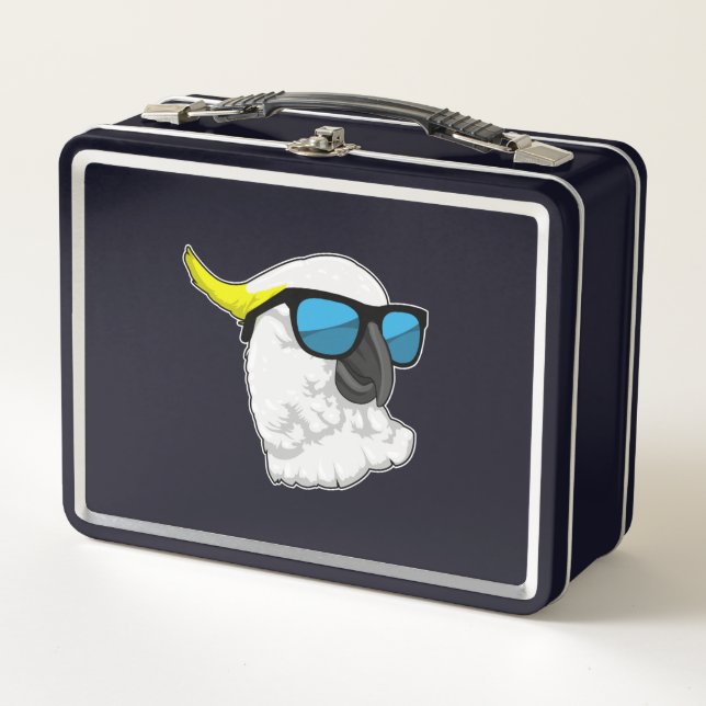 Lunch Box Parrot with Sunglasses (Devant)