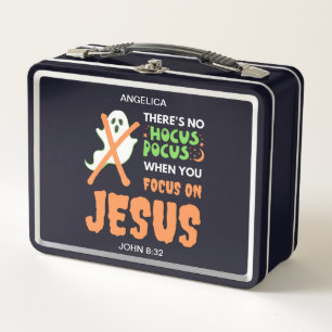 Lunch Box PAS DE HOCUS POCUS Christian Halloween