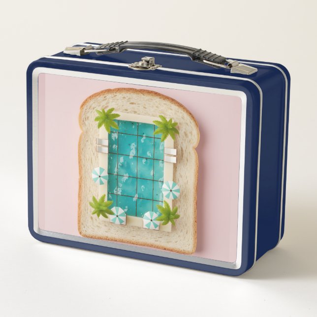 Lunch Box Pastel Vaporwave Pool Toast (Devant)