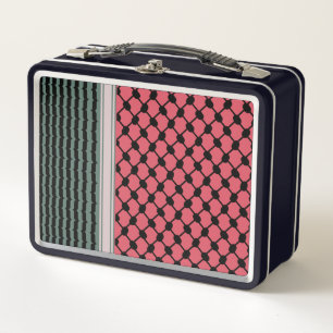 Lunch Box Pastèque palestinienne Hatta Keffiyeh Kufiya Folk