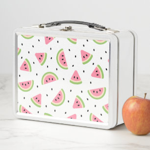 Lunch Box Pastèque rose, Graines de pastèque, Motif d'été