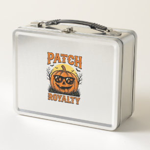 Lunch Box Patch de citrouille de Halloween Vintage Jack O La