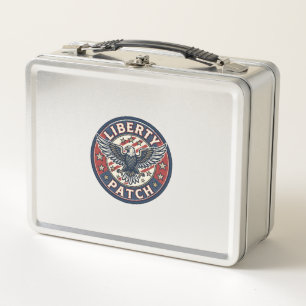 Lunch Box Patch de liberté Patriotique Broderie