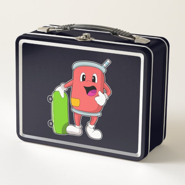 Lunch Box Patinage avec skateboard (Devant)
