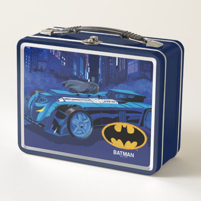 Lunch Box Patrouille nocturne de Batman dans la ville de Got (Devant)