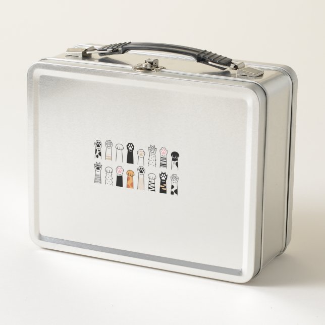 Lunch Box patte de chat et de chien mignons (Devant)